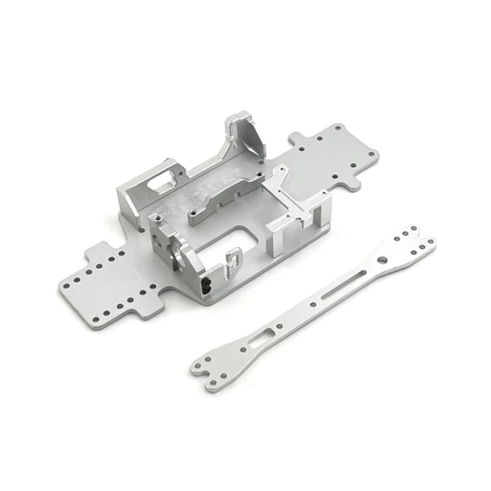 Rc Repairs Parts For Wltoys 284161 284010 284131 K989 K979 K969 P929 P939 1/28 Metal For Chassis Servo Mount Motor Mount RC Car Upgrade Parts(Silver)