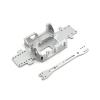 Rc Repairs Parts For Wltoys 284161 284010 284131 K989 K979 K969 P929 P939 1/28 Metal For Chassis Servo Mount Motor Mount RC Car Upgrade Parts(Silver) view 1
