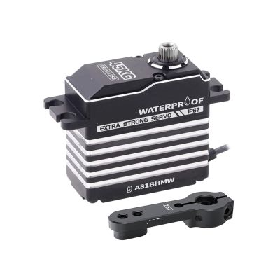 A86BH A81BH 55KG 45KG High Torque Waterproof Programmable Brushless Digital Remote Control Servo Suitable for 1/8(A81BHMW 45kg)
