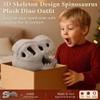 BSDDP Wearable Dinosaur Skeleton Plush Costume Realistic 3D Dino Outfit Set Halloween Spinosaurus Bones Stuffed Toys(2*L-45.2in) view 2
