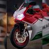 OBIOCKIDAY 1/9 Motorcycle with Lights Sound, Alloy Realistic Mechanical Dynamic Motorbike Model, Simulation Bike with Ignition System Smoke Spray, Vehicle Christmas Birthday Gift view 3