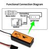 BORDSTRACT RC Car Gyroscope High Stability Dual Axes ABS RC Cars Drift Drive Gyroscope for Repairing 46V view 2