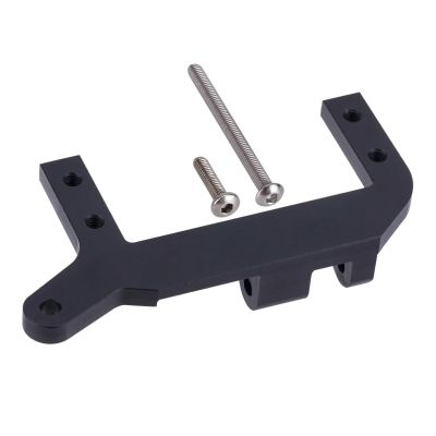 Rc Parts For TRX-4 1/10 CNC Aluminium Axle Servo Mount Stand RC Crawler Car Upgrade Replacements Repairs Parts(Black)