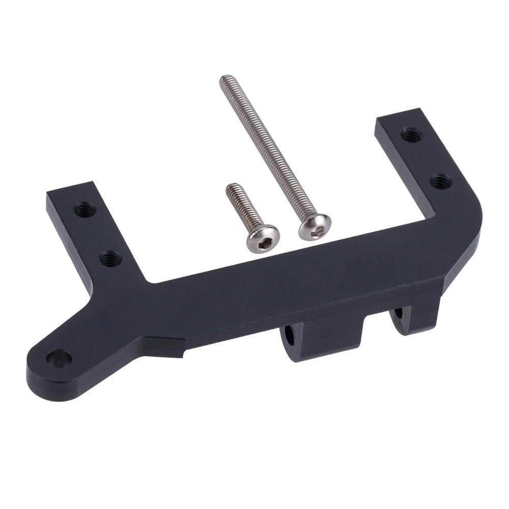 Rc Parts For TRX-4 1/10 CNC Aluminium Axle Servo Mount Stand RC Crawler Car Upgrade Replacements Repairs Parts(Black)