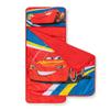 Jay Franco Kids Nap Mat with Embedded Pillow & Blanket  Soft 46"x20" Microfiber Sleeping Bag with Name Tag & Handle Blue - Cars view 2