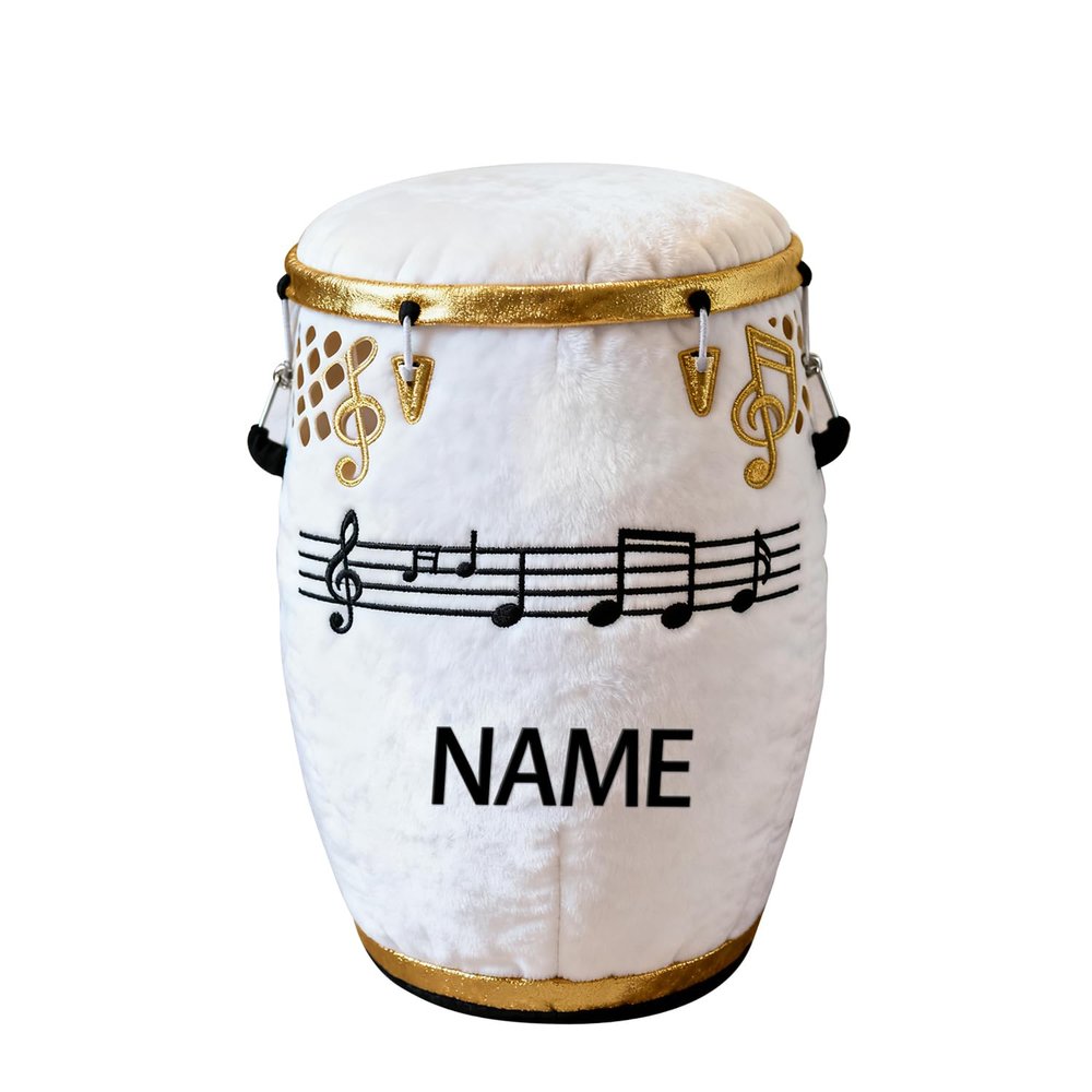 Adfdrehhv Personalized Drum Shaped Pillow with Name Fashion Cute Music Theme Body Pillow for Sofa Bed Couch Chair Club Custom Drummer's Name Cushions Party Decor Gift for Music Lovers Musician