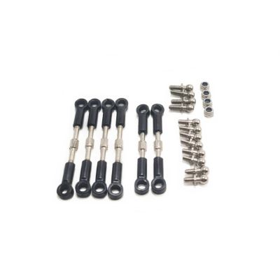 Rc Accessories For Wltoys 144010 124017 144001 124019 6pcs Enhanced Version Pull Rods With Boall Joint Screws Set Upgrade Accessories Parts