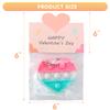 32 Pack Valentine Gifts for Kids - Cards with Mini Heart Pop Fidget Toys Bulk - Valentine Exchange for Girls Boys School Class Classroom Fidget Toys Party Favors view 3