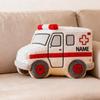 Adfdrehhv Personalized Ambulance Shaped Pillow with Name Cute Car Theme Pillow for Bed Sofa Car Couch Decor Ambulance Cushion Party Decor Gift for Boy Girl Kid Family Friends Driver view 3