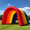 GR8FUN Inflatable Sports Tunnel Entrance 16x10x10FT Rainbow, Built-in Blower  Event Inflatable Tunnel Tent for Team Intros, Business Promotion, Trade Shows, Advertising & Exhibitions view 1