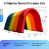GR8FUN Inflatable Sports Tunnel Entrance 16x10x10FT Rainbow, Built-in Blower  Event Inflatable Tunnel Tent for Team Intros, Business Promotion, Trade Shows, Advertising & Exhibitions view 2