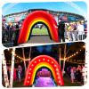 GR8FUN Inflatable Sports Tunnel Entrance 16x10x10FT Rainbow, Built-in Blower  Event Inflatable Tunnel Tent for Team Intros, Business Promotion, Trade Shows, Advertising & Exhibitions view 4
