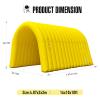 Inflatable Sports Tunnel Entrance with Built-in Blower  Advertising & Event Archway for Exhibitions, Shops, Supermarkets & Schools (Yellow, 16x10x11Ft) view 2