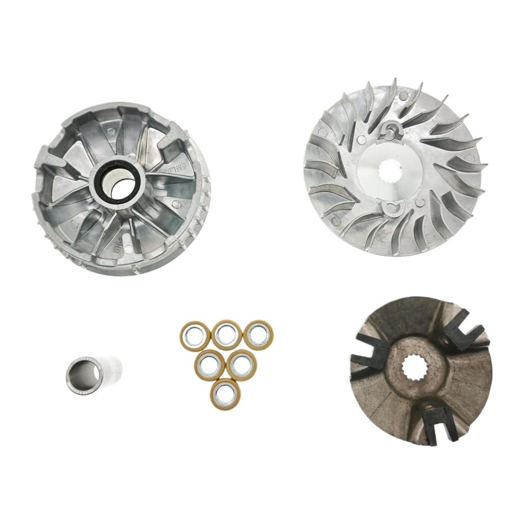 CVT Drive Face Pulley Assembly Compatible with 125cc Including BWS125, GTR 125, Cygnus 4V, Maxster, and ZY125 Models