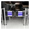 EliteBloom Automatic 1-Way Swing Gate, 90 Stainless Steel Safety Door, Spring-Loaded Exit Device for Warehouses & Supermarkets - Enhanced Security & Easy Access,Silver-200x97cm view 1