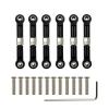 Rc Parts For Wltoys A949 A959 A969 A979 K929 1/18 Aluminum 6 Pcs Adjustable Linkage Pull Rod Servo Link RC Upgrade Spare Repairs Accessories(Black) view 1