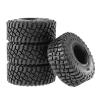 RC Car Tyre Tires For Axial For SCX24 AX24 For Traxxas For TRX4M 1/18 1/24 4pcs 60mm 1.0" Soft Rubber Wheel Tire Tyre All For Terrain RC Crawler Car Upgrade Parts view 1