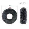 RC Car Tyre Tires For Axial For SCX24 AX24 For Traxxas For TRX4M 1/18 1/24 4pcs 60mm 1.0" Soft Rubber Wheel Tire Tyre All For Terrain RC Crawler Car Upgrade Parts view 4
