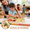 Activity Board - Wooden Educational Toddler Toy, Early Development Learning Game, Interactive with Safe Design, Skill-Building Tool for Kids, Kindergarten, Classroom, Homeschooling, and Presents view 2