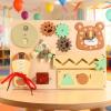Activity Board - Wooden Educational Toddler Toy, Early Development Learning Game, Interactive with Safe Design, Skill-Building Tool for Kids, Kindergarten, Classroom, Homeschooling, and Presents view 3