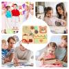 Activity Board - Wooden Educational Toddler Toy, Early Development Learning Game, Interactive with Safe Design, Skill-Building Tool for Kids, Kindergarten, Classroom, Homeschooling, and Presents view 4