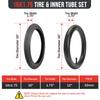 161.75 Tire and Inner Tube,47-305 16x1.75 stroller wheels replacement tire Compatible with Revolution PRO/Flex/SE, BOB 3-Wheeler(1Set) view 2