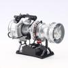 1/4 Metal Military Helicopter Turboshaft Engine Model, Realistic Rotating Simulation Engine with Electric Motor, Internal Combustion Motor, Educational STEM Project for Aviation Fans, 470+PCS view 1