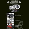 1/4 Metal Military Helicopter Turboshaft Engine Model, Realistic Rotating Simulation Engine with Electric Motor, Internal Combustion Motor, Educational STEM Project for Aviation Fans, 470+PCS view 3