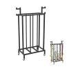Aimery Exercise Hoop and Jump Rope Storage Cart, Heavy-Duty Holder with Wheels, Gym Equipment Rack view 1