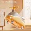 Swing Car Peanut Shape with Music Light No Pedal Anti-Rollover Swing Silent Wheels Durable and Safe(Green) view 3