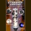 1/10 Metal Military Stealth Fighter Turbofan Engine Model, Small Bypass Ratio Twin Rotor Engine with Electric Motor, Internal Combustion Motor, Educational STEM Project for Aviation Fans, 600+PCS view 4
