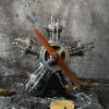 1/6 Five-Cylinder Radial Engine Model, Metal Aircraft Engine DIY Assembly Kit, Functional Electric Simulation Model, Internal Combustion Motor, Educational STEM Project for Aviation Fans, 250+PCS view 2