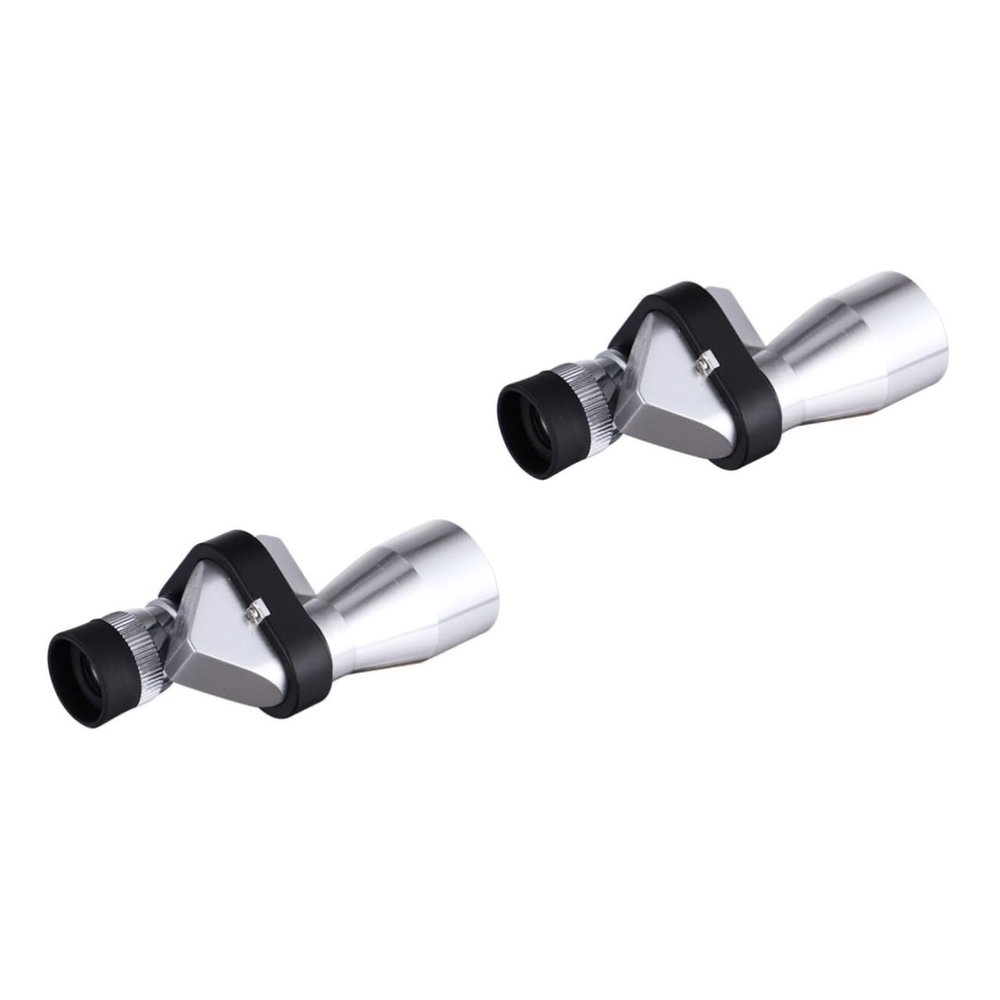 2pcs Aluminum Alloy Mini Telescopes with Adjustable Focus - Versatile for Hunting, Travel, and Scenery Viewing