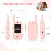 Mafiti Video Walkie Talkies for Kids 2 Pack Rechargeable Birthday Gift Toddler Toys for 3 4 5 6 7 8 Year Old Boys Girls 1000 Feets Long Range Indoor Outdoor Play(Pink+Pink) view 2