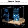 16 18 20 22 24 in Large Acrylic Display Case, Transparent Stackable Display Box with Wood Base, Toys Doll Car Model Assembled Organizer Box(55x35x35cm/22x14x14in) view 4