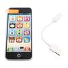JTLB Kids Rechargeable Toy Cell Phone with Lights Music Educational Learning Toys for Children view 2