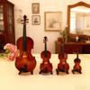 Playable Tiny Violin Figurine, World's Smallest Violins with Sound, Tiny Violin with Sound Sob Story, Mini Violins with Bow & Case for Dollhouse, Keychain, Home Decor Display Ornament (9cm/3.54in) view 4