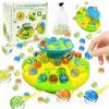 BKJHG 3-Tier Marble Balance Game for Kids Ages 6+ | 60 Glass Marbles STEM Strategy Toy | Family Party Game for Boys and Girls | Fine Motor & Coordination Skill Builder | Includes Storage Bag view 1