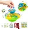 BKJHG 3-Tier Marble Balance Game for Kids Ages 6+ | 60 Glass Marbles STEM Strategy Toy | Family Party Game for Boys and Girls | Fine Motor & Coordination Skill Builder | Includes Storage Bag view 2