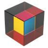 BTSEURY Optical Cube Prism, 6 Sides Glass Prism for Light Refraction and Tabletop Decoration for Home Photo Studio Outdoor Photography (60mm) view 2