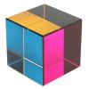BTSEURY Optical Cube Prism, 6 Sides Glass Prism for Light Refraction and Tabletop Decoration for Home Photo Studio Outdoor Photography (60mm) view 4