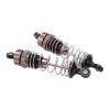 2Pcs Hydraulic Front Shock Absorber, RC Front Shock Absorbers for 18/110/ Speed Car Truck Off Road Vehicle, Aluminum Alloy Threaded with Elasticity Spring, view 2
