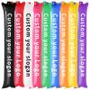 100Pcs 10x60 cm Custom Thunder Sticks  Personalized Inflatable Cheering Sticks, Single-Color Printed Noise Makers for Sports, Team Spirit, Concerts & Festivals view 1