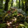 BIROHOSR Dinosaur Playset with 14" Indominus Rex & 8 Detailed Dino Figures - Educational Toy for 3-8 Year Old Boys Girls (4 PCS Vastatosaurus Rex) view 4