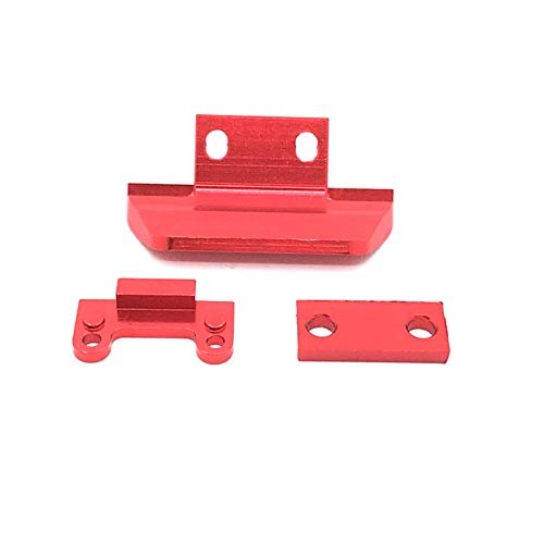 BTKCHE Metal Upgrade Modification Front Bumper for WL-Toys 1/14 144010 144001 144002 1/12 124017 124019 RC Car Parts(Red)