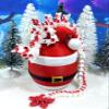 3D Printed Dragon with Dragon Egg, White and Red Cherry Blossom Dragon, Fidget ADHD Autism Toy, Christmas Santa Hat Container, view 3