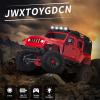 JWXTOYGDCN 1:10 Scale RC Rock Crawler 4x4 - Hobby Grade All-Terrain RC Truck with Carbon Fiber Frame, All-Metal Gearbox, Waterproof ESC, 2.4GHz for Adults & Teens (Red) view 2