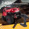 JWXTOYGDCN 1:10 Scale RC Rock Crawler 4x4 - Hobby Grade All-Terrain RC Truck with Carbon Fiber Frame, All-Metal Gearbox, Waterproof ESC, 2.4GHz for Adults & Teens (Red) view 4