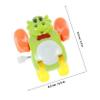 DECHOUS 5pcs Wind-up Somersault Animal for Creative Clockwork Playthings with Vivid Designs Enhance Recognition and Motor Skills Fun Educational Entertainment Plaything view 2