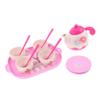 Uonlytech Pretend Play Tea Set Plastic Kitchen for Realistic Afternoon Tea Party Accessories Interactive Roleplay view 1